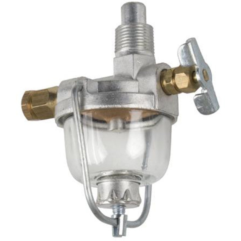 SEDIMENT BOWL ASSEMBLY – 3/8 NPT INLET AND 1/8 NPT OUTLET – FOR IH TRACTORS