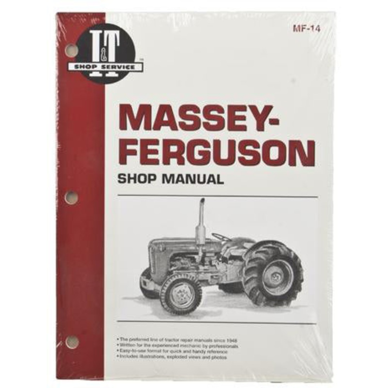 SHOP MANUAL FOR MASSEY FERGUSON