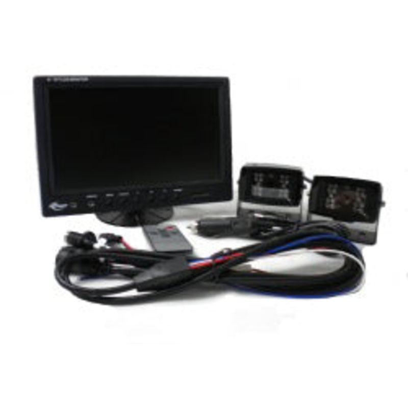 WIRELESS AGSMART CAMERA KIT INCLUDES 2 CAMERAS AND ONE 9 MONITOR