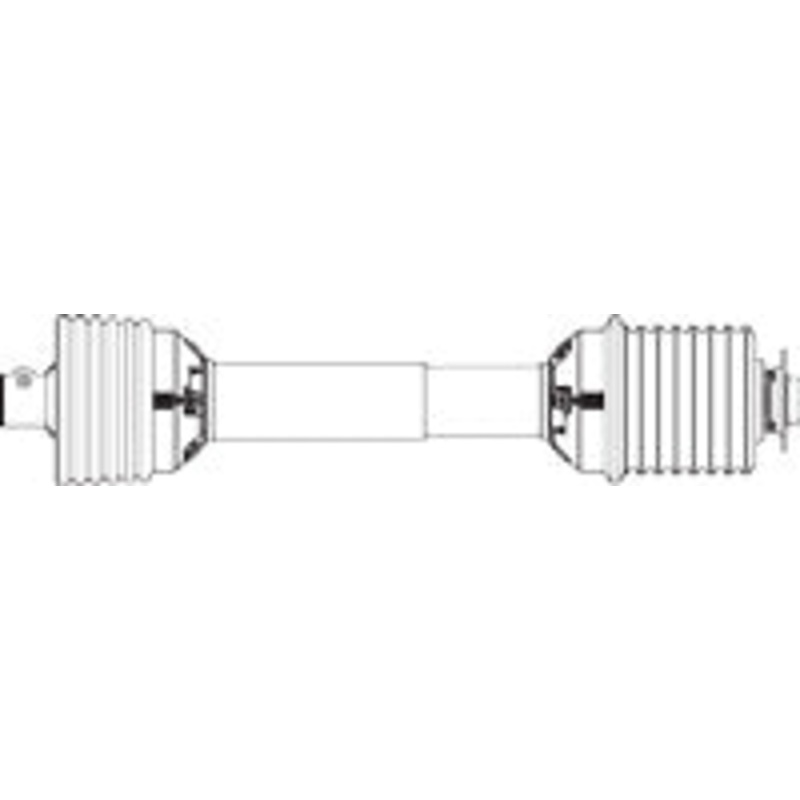 CLASSIC SERIES METRIC DRIVELINE – BYPY SERIES 6 – 39 COMPRESSED LENGTH – FOR ROTARY DISC MOWER GENERAL APPLICATIONS – HAS OVER-RUNNING CLUTCH