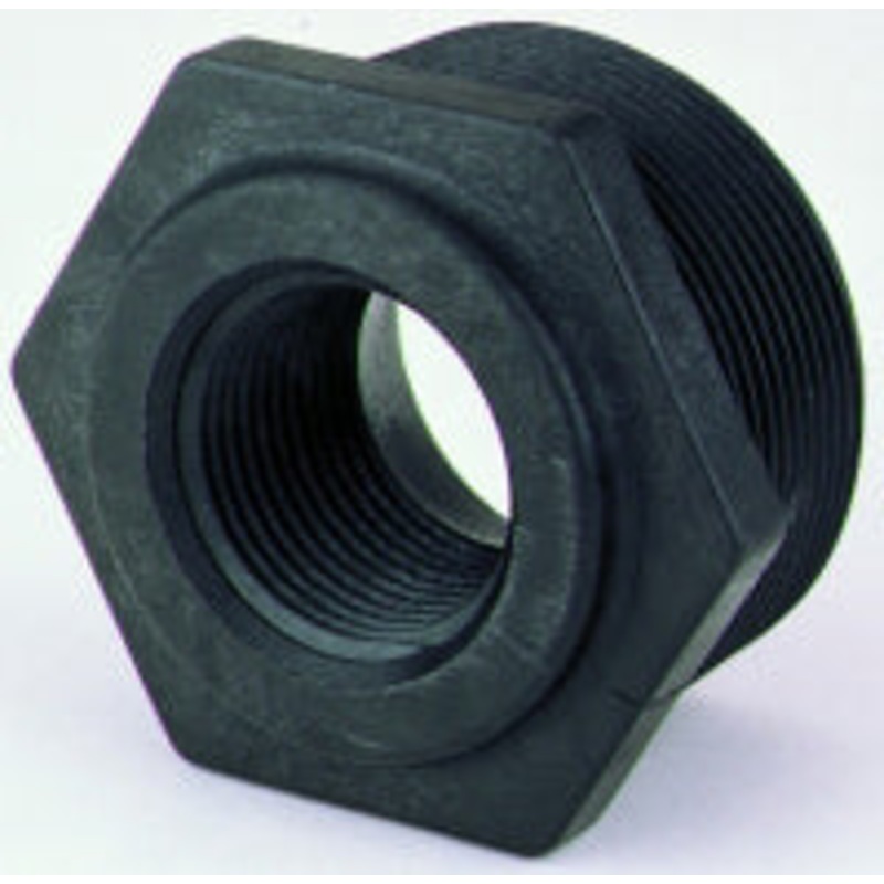 2 INCH X 1 INCH MNPT X FNPT  POLY REDUCER BUSHING