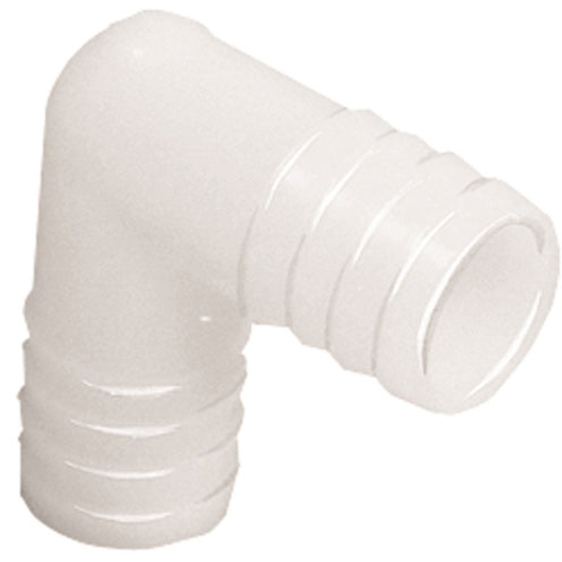 ELBOW, NYLON, 2 HOSE BARB X 2 HOSE BARB