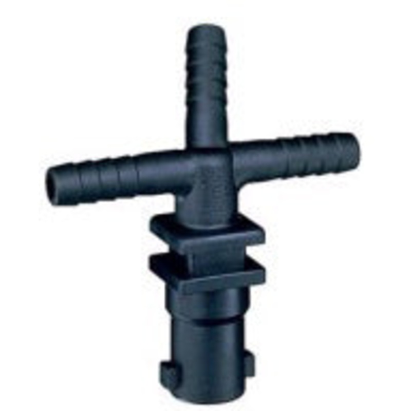 QUICKJET TRIPLE BARB NOZZLE BODY – 1/2 HOSE – NO DIAPHRAGM