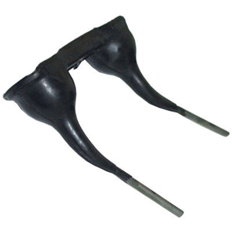 USA MADE RUBBER MOUNTED TWIN RAKE TOOTH FOR DARF WHEEL RAKE