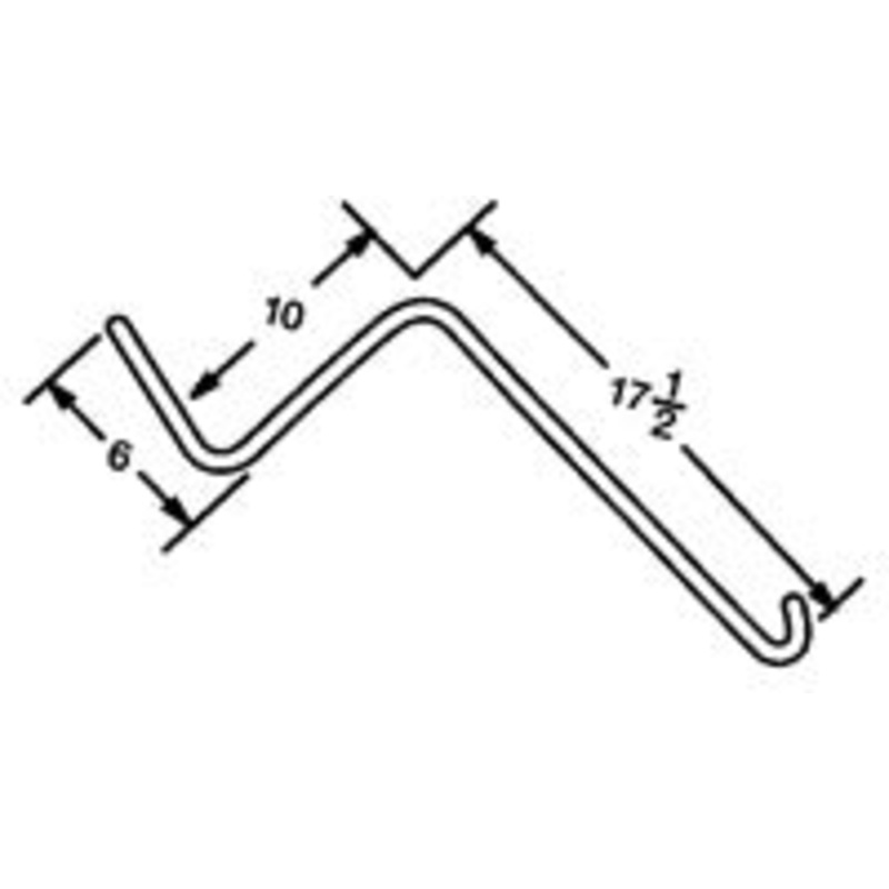 WHEEL RAKE TOOTH FOR KUHN AND TONUTTI