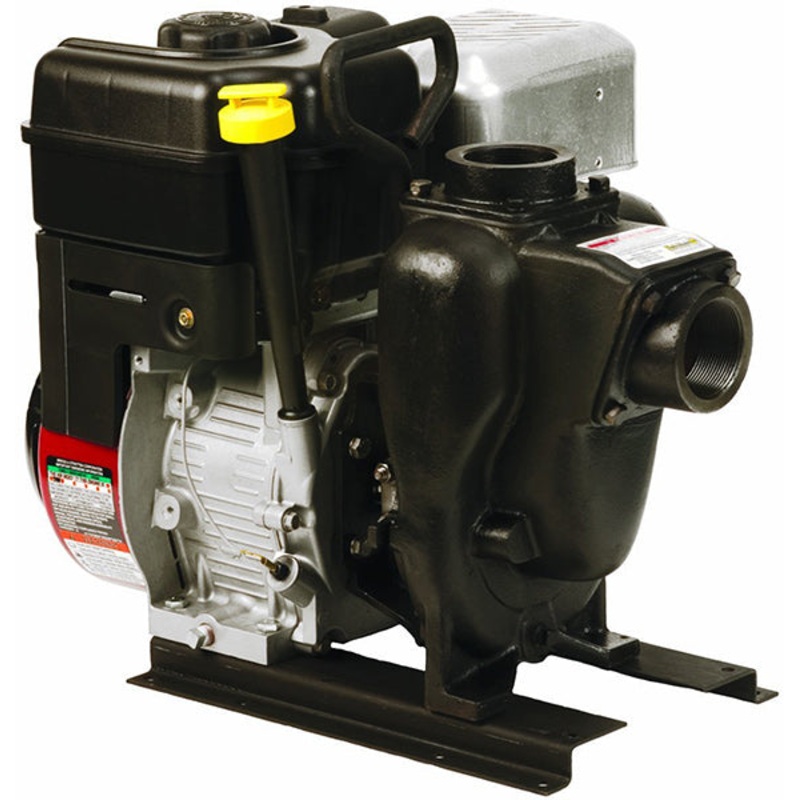 2” CAST IRON PUMP WITH 6.5 HP BRIGGS