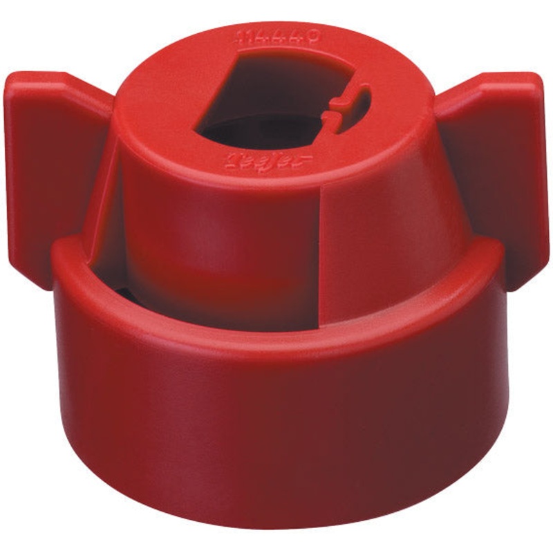 QUICKJET CAP FOR FLAT SPRAY TIPS – RED    REPLACES CP25611 / 25612 SERIES