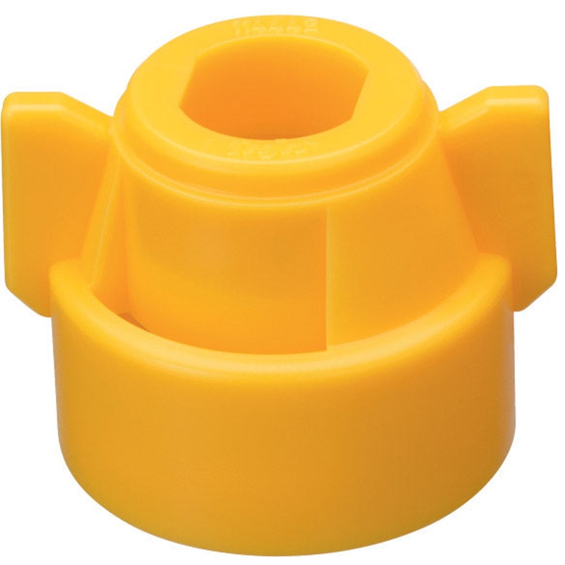 QUICKJET CAP FOR ROUND BODY SPRAY TIPS – YELLOW    REPLACES CP25597 / 25598 SERIES