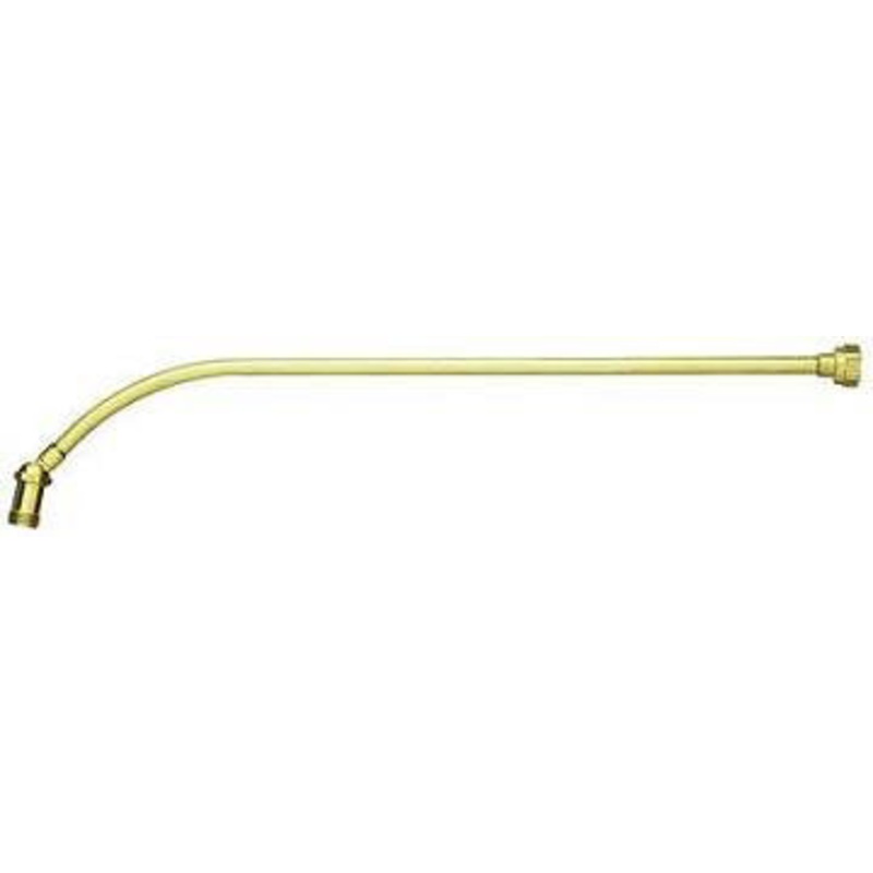 TEEJET 24 INCH CURVED BRASS WAND EXTENSION – FIXED BODY