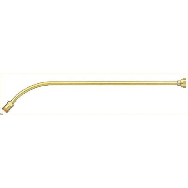 TEEJET 30 INCH CURVED BRASS WAND EXTENSION – FIXED BODY