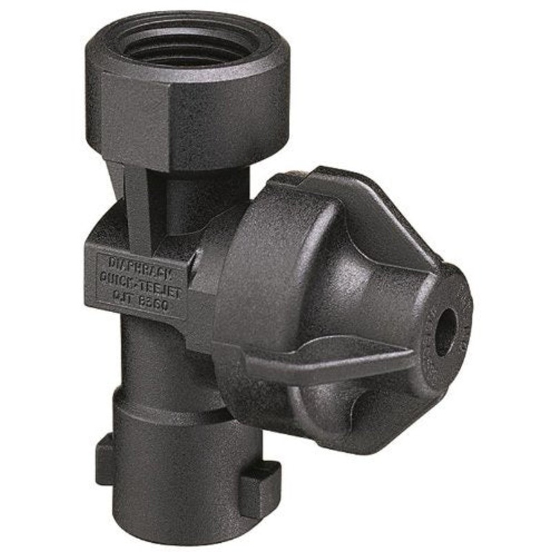 QUICKJET NOZZLE BODY ADAPTER WITH DIAPHRAGM- ADAPT 11/16 MALE CAP THREAD TO QUICKJET