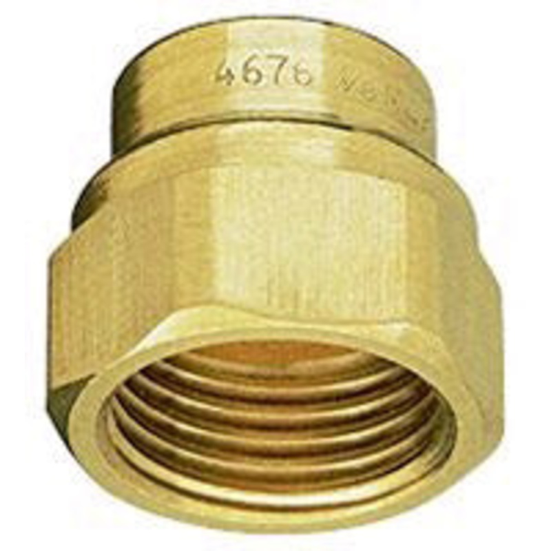 TEEJET BRASS OUTLET ADAPTOR CAP