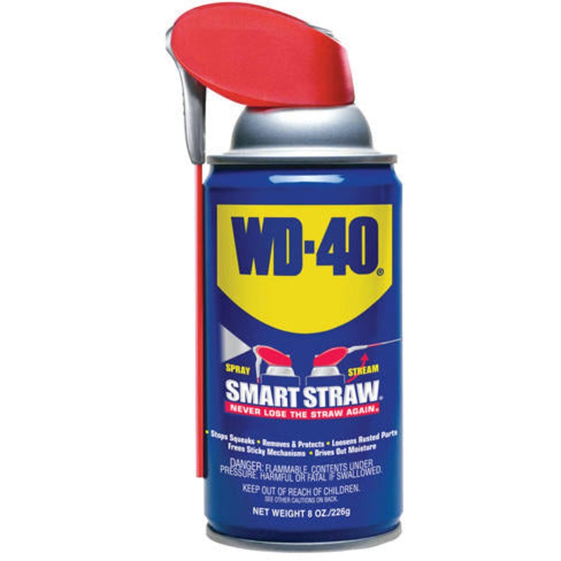 WD-40 LUBRICANT – SMART STRAW – 8 OZ AEROSOL
