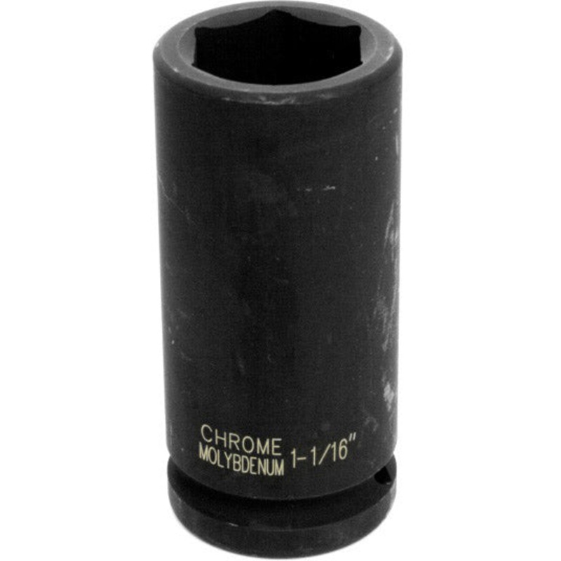 1-1/16 INCH X 6 POINT DEEP WELL IMPACT SOCKET – 3/4 INCH DRIVE