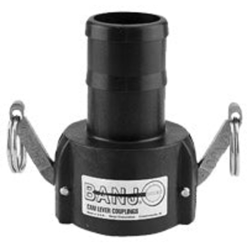 1-1/4 C SERIES CAM LOCK COUPLER  – 1-1/4 FEMALE COUPLER X 1-1/4 MALE HOSE SHANK