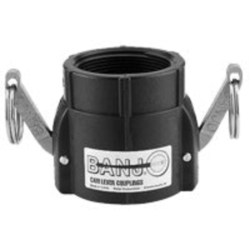 1-1/4 D SERIES CAM LOCK COUPLER  – 1-1/4 FEMALE COUPLER X 1-1/4 FEMALE PIPE THREAD