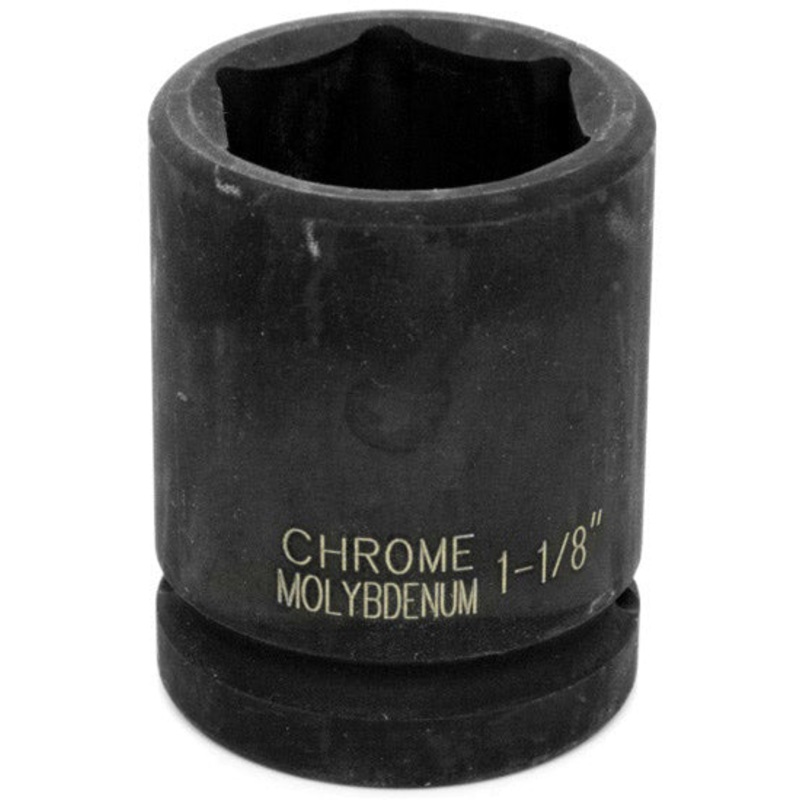 1-1/8 INCH X 6 POINT STANDARD IMPACT SOCKET – 3/4 INCH DRIVE