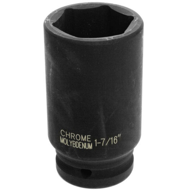 1-7/16 INCH X 6 POINT DEEP WELL IMPACT SOCKET – 3/4 INCH DRIVE
