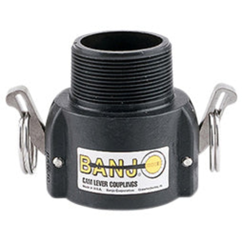 1 B SERIES CAM LOCK COUPLER –  1 FEMALE COUPLER X 1 MALE PIPE THREAD