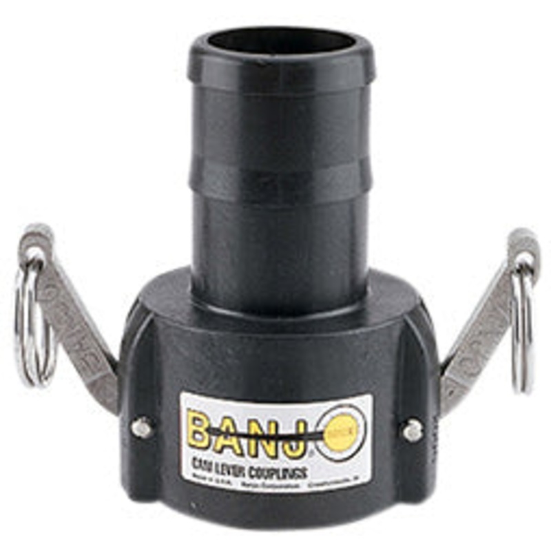 1 C SERIES CAM LOCK COUPLER – 1 FEMALE COUPLER X 1-1/4 MALE HOSE SHANK