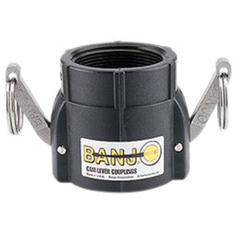1 D SERIES CAM LOCK COUPLER – 1 FEMALE COUPLER X 1-1/4 FEMALE PIPE THREAD