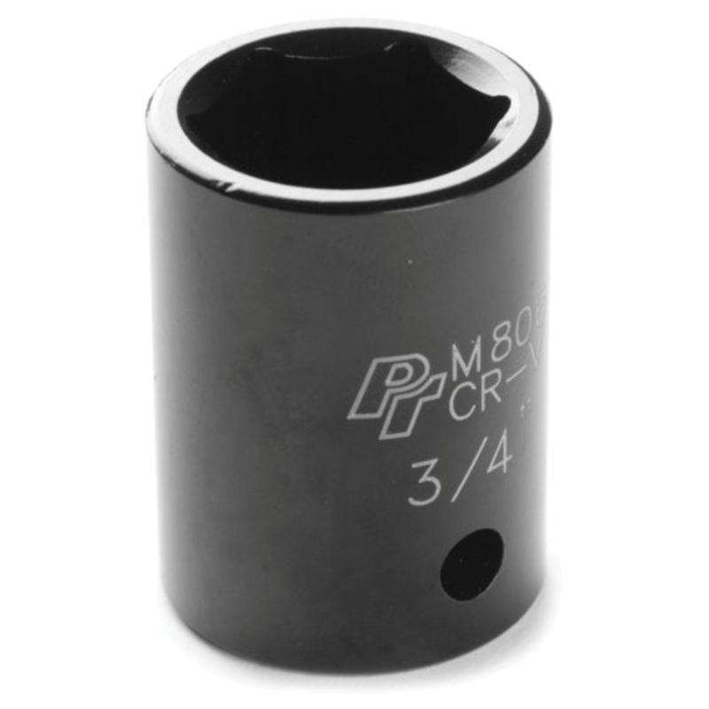 3/4 INCH X 6 POINT STANDARD IMPACT SOCKET – 1/2 INCH DRIVE
