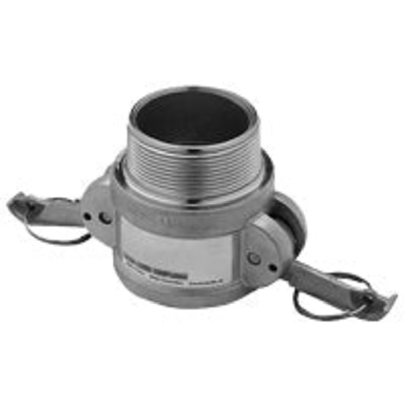 B SERIES 1-1/2 ALUMINUM FEMALE COUPLER X MALE PIPE THREAD