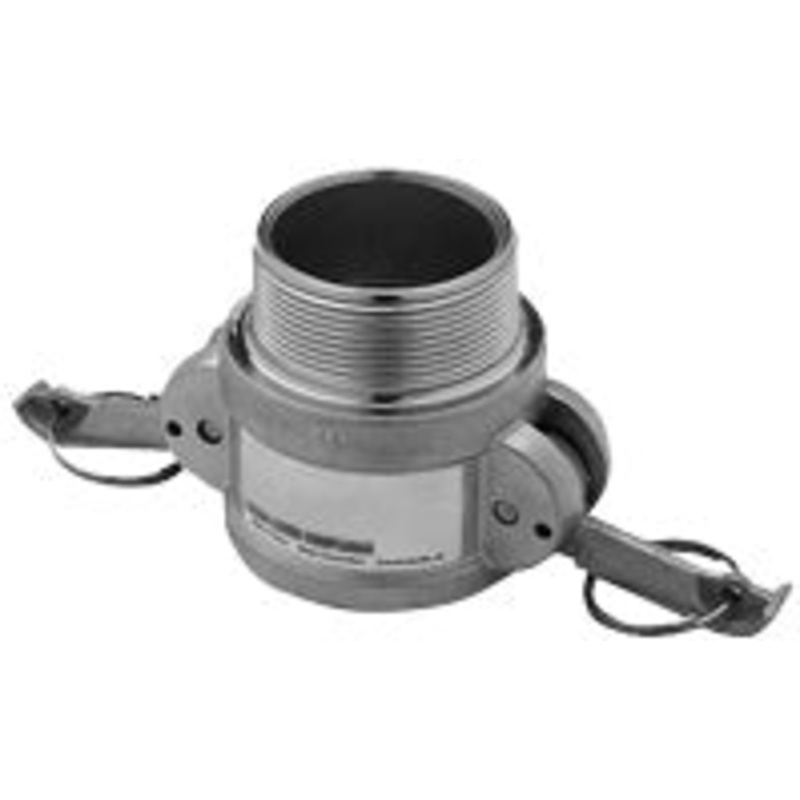 B SERIES 2 ALUMINUM FEMALE COUPLER X MALE PIPE THREAD