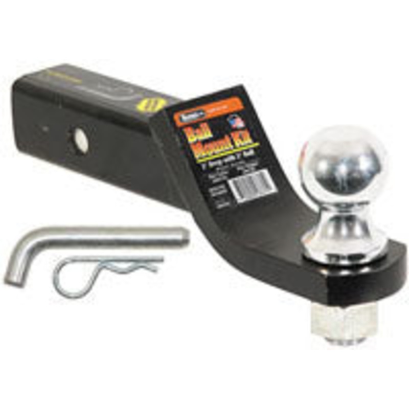 BLACK HITCH BALL MOUNT DISPLAY KIT OF 3    2 BALL   FOR 2 RECEIVER   6,000# CAPACITY