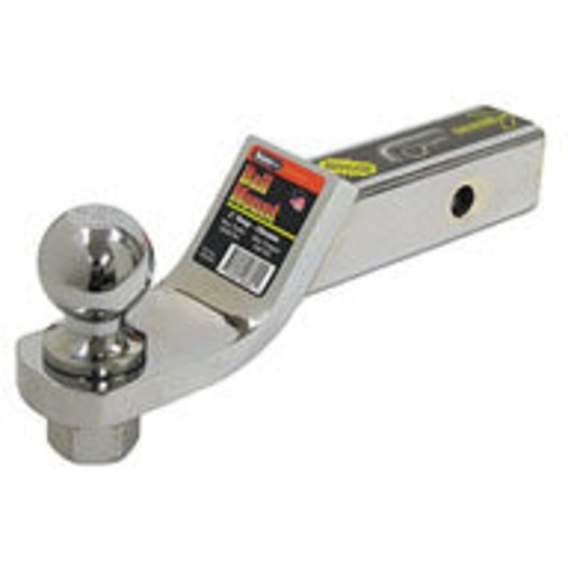 CHROME HITCH BALL MOUNT DISPLAY KIT OF 3     2 BALL  FOR 2 RECEIVER   6,000# CAPACITY