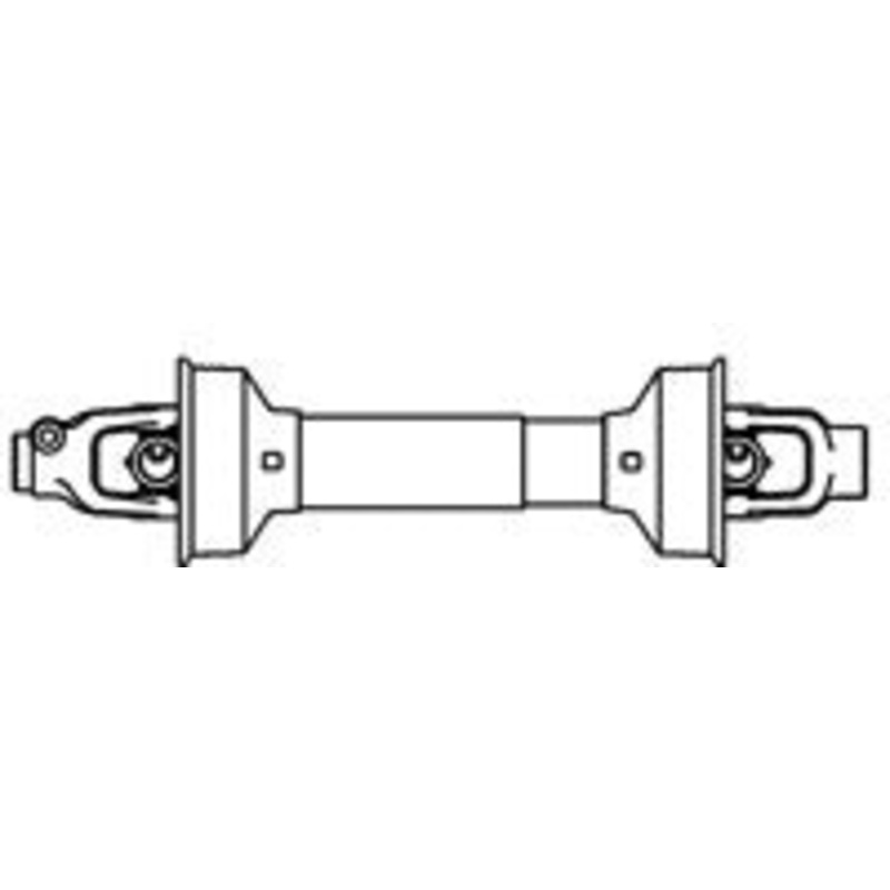 CLASSIC SERIES METRIC DRIVELINE – BYPY SERIES 6 – 24 COMPRESSED LENGTH – FOR CATFISH POND AERIFICATION   TRACTOR YOKE 1-3/8 x 6 SPLINE