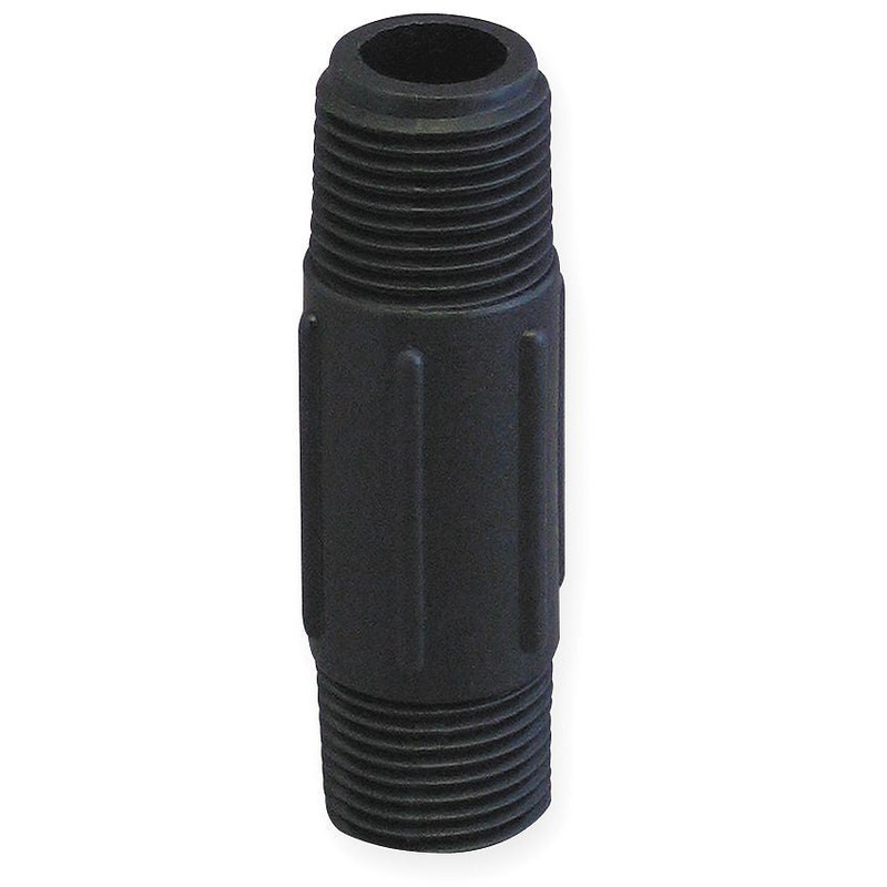1-1/2 INCH X 1-1/2 INCH MNPT X MNPT 4 INCH POLY NIPPLE