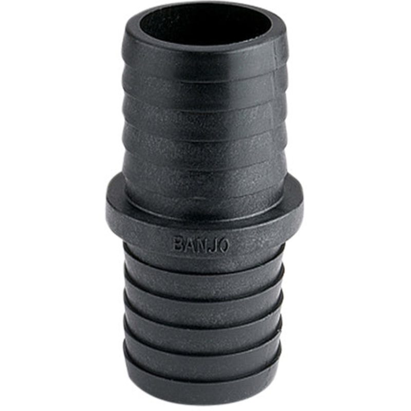 1-1/4 INCH X 1-1/4 INCH HOSE BARB X HOSE BARB  POLY HOSE MENDER