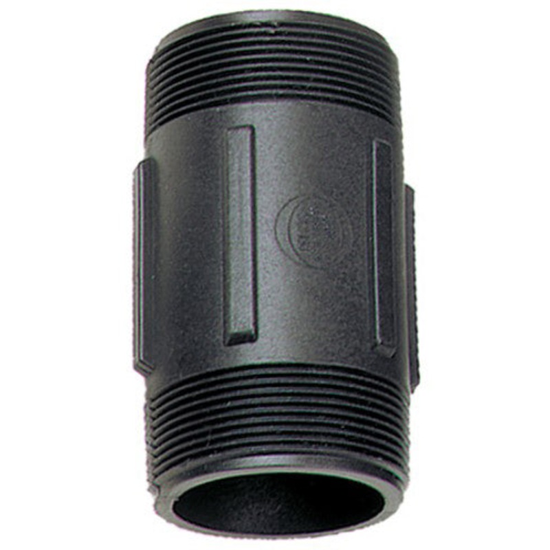 1-1/4 INCH X 1-1/4 INCH MNPT X MNPT 4 INCH POLY NIPPLE