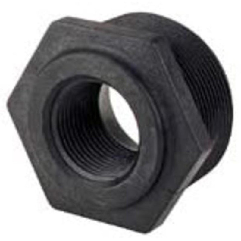 3/4 INCH X 1/2 INCH MNPT X FNPT  POLY REDUCER BUSHING