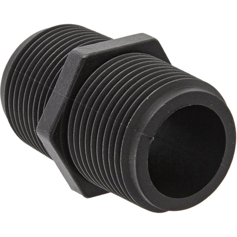 3/4 INCH X 3/4 INCH MNPT X MNPT  POLY NIPPLE