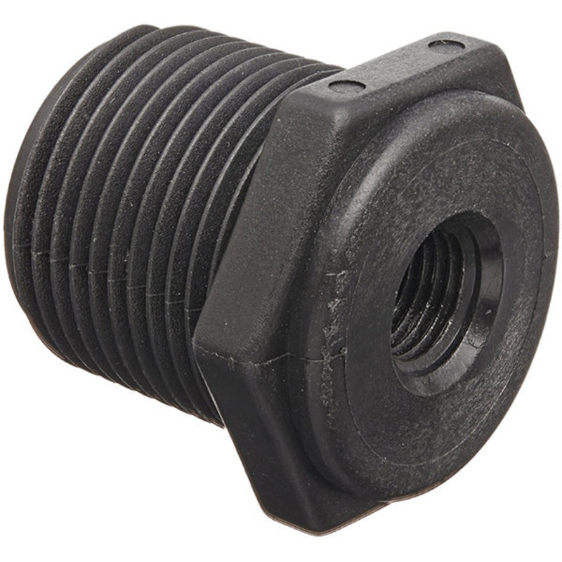 3/4 INCH X 3/8 INCH MNPT X FNPT  POLY REDUCER BUSHING