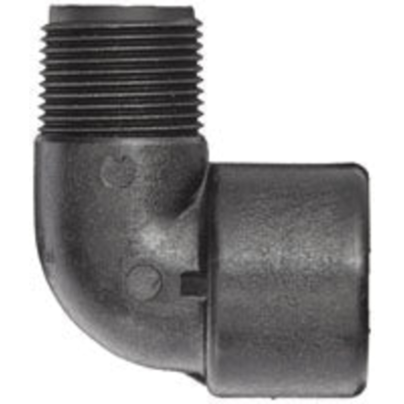 1-1/2 INCH X 1-1/2 INCH MNPT X FNPT  POLY STREET ELBOW – 90