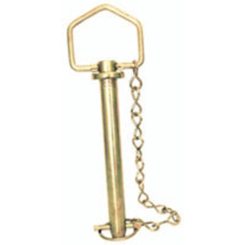 1-1/8 INCH X 6-1/4 INCH SWIVEL HANDLE HITCH PIN WITH CHAIN