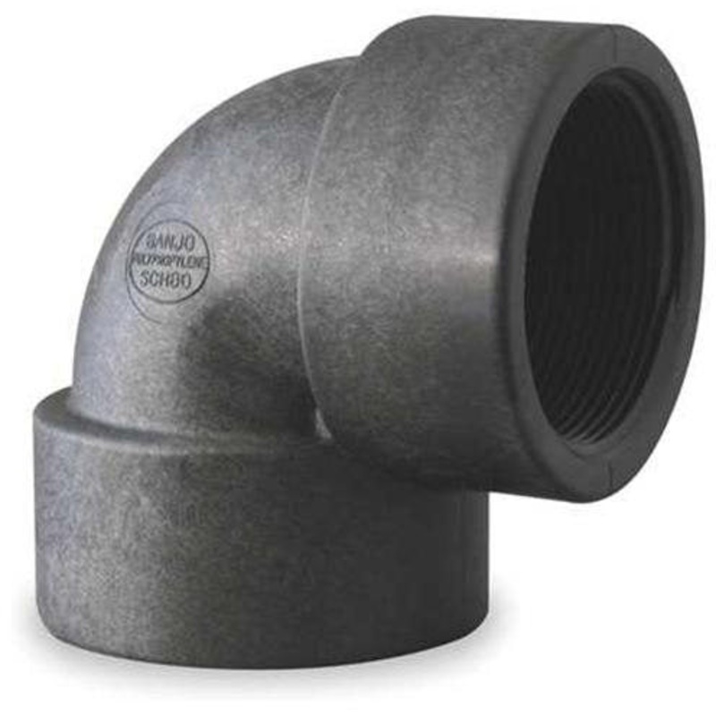 1 INCH X 1 INCH FNPT X FNPT  POLY ELBOW – 90