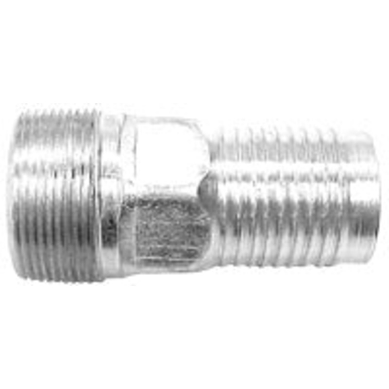 1 INCH X 1 INCH MNPT X HOSE BARB  STEEL – ZINC PLATED