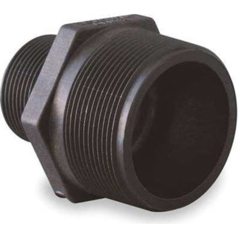 2 INCH X 1-1/4 INCH MNPT X FNPT  POLY REDUCER NIPPLE