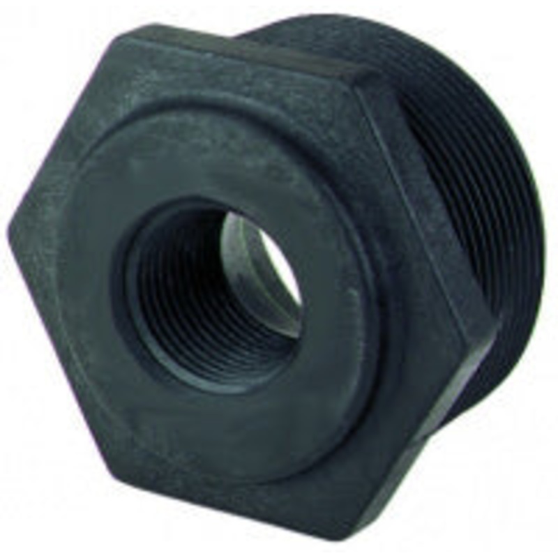 2 INCH X 3/4 INCH MNPT X FNPT  POLY REDUCER BUSHING
