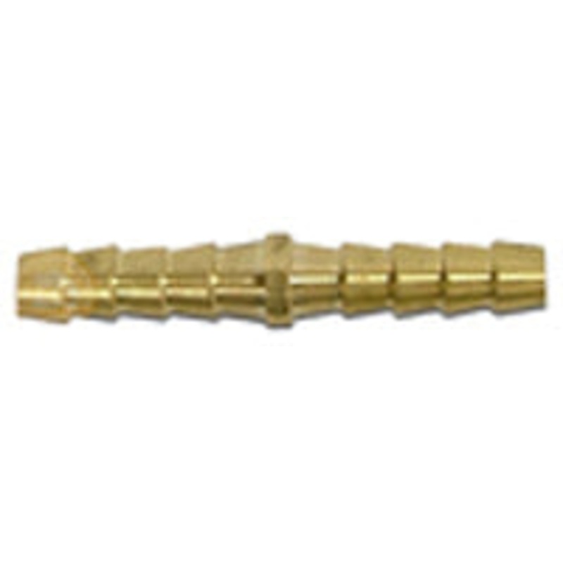 3/8 INCH X 3/8 INCH HOSE BARB X HOSE BARB  BRASS HOSE MENDER