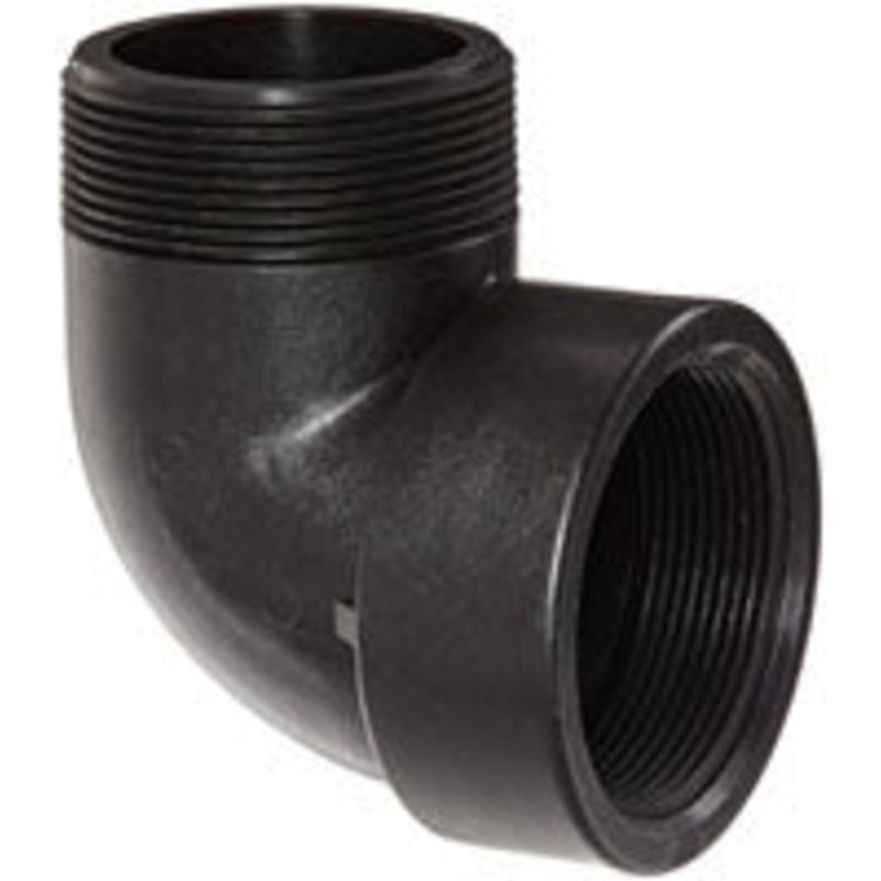 3 INCH X 3 INCH MNPT X FNPT  POLY STREET ELBOW – 90