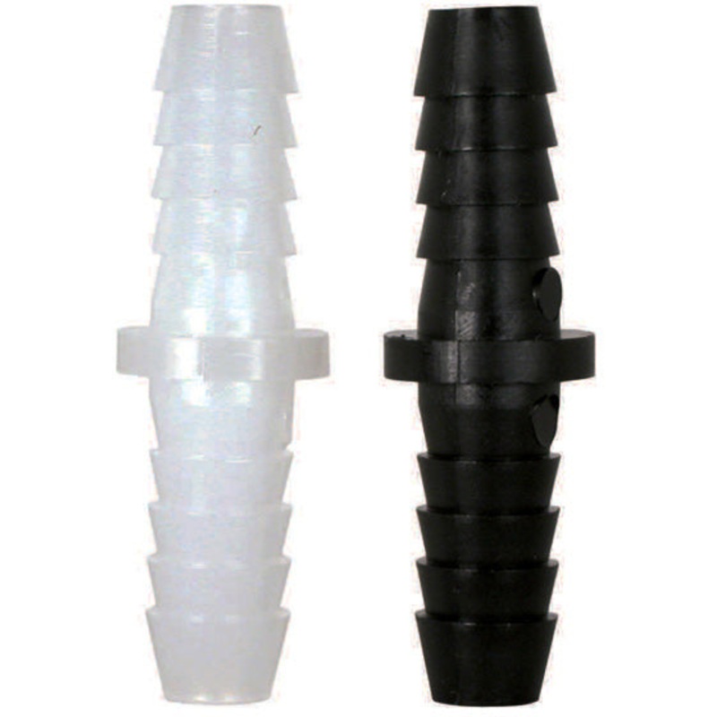 5/8 INCH X 5/8 INCH HOSE BARB X HOSE BARB  POLY HOSE MENDER