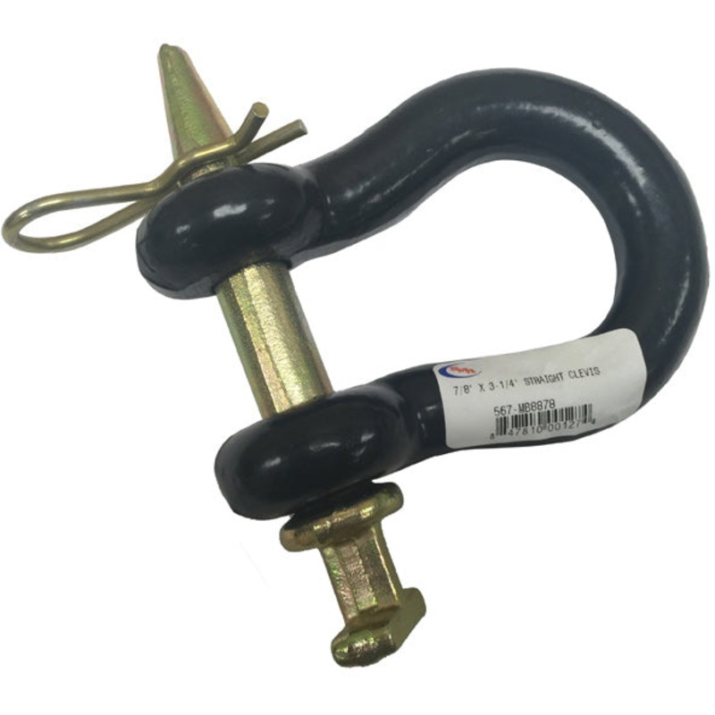 7/8 INCH X 3-1/4 INCH STRAIGHT CLEVIS PIN