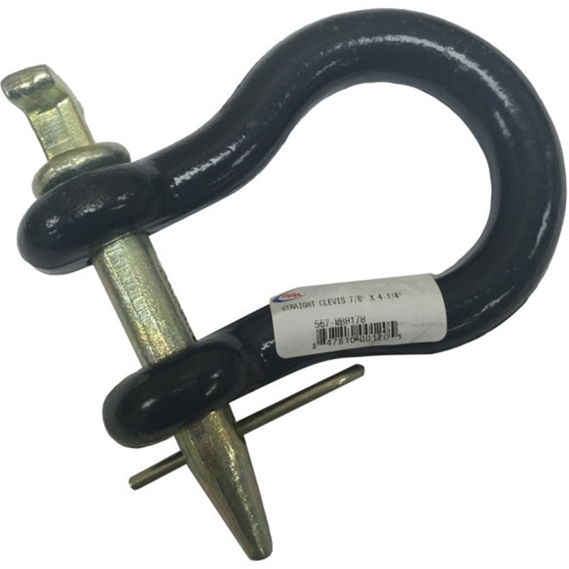 7/8 INCH X 4-1/4 INCH STRAIGHT CLEVIS PIN