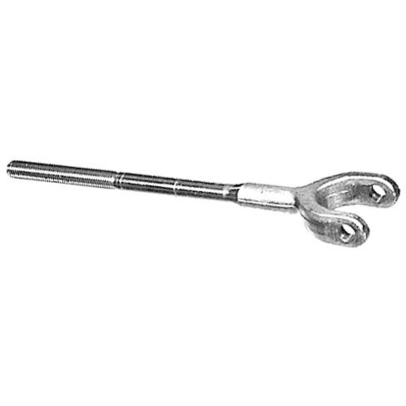 LEFT HAND LEVELING ROD AND YOKE ASSEMBLY. 3/4 THREAD, 4-1/8 THREAD LENGTH, 14-7/8 LONG