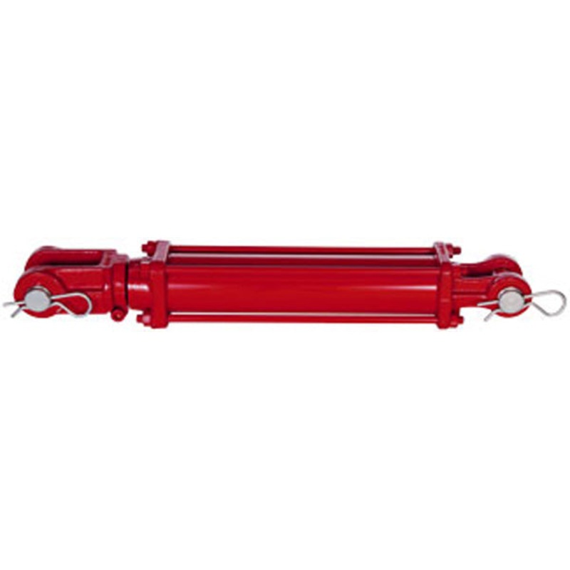 4 X 24 CROSS HYDRAULIC CYLINDER WITH ORB PORTS 2 ROD — DB SERIES